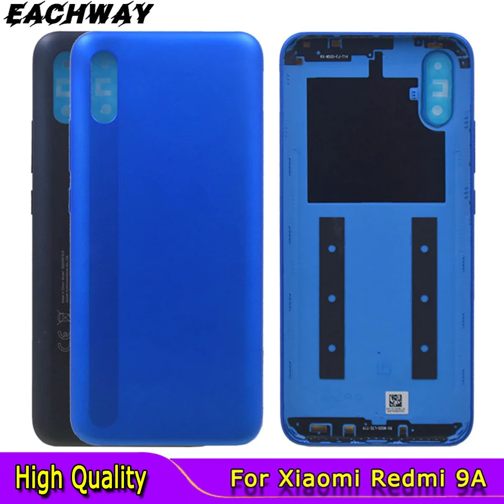 

6.53'' New For Xiaomi 9A Back Battery Cover Door Rear Housing Replacement Parts For Redmi9A Battery Cover For Redmi 9A Housing