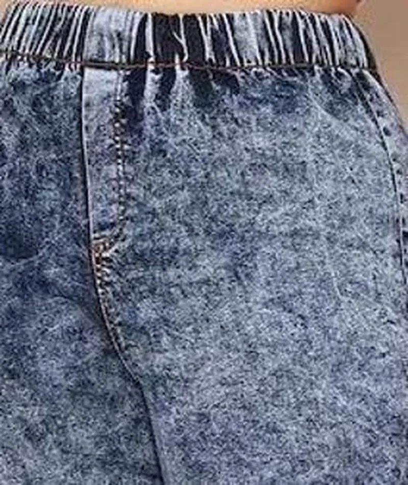 2023 autunno primavera popolare Fashion Design donna fiocco di neve pantaloni lunghi Plus Size Jeans Solid Small Feet Jeans pantaloni Streetwear