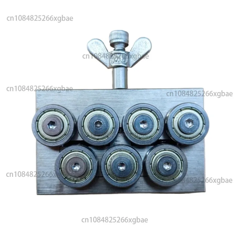 7 Wheel Manual Wire Straightener Machine Suitable for 1-2.5mm Copper Stainless Steel Iron Cable Straightening Hand Tool