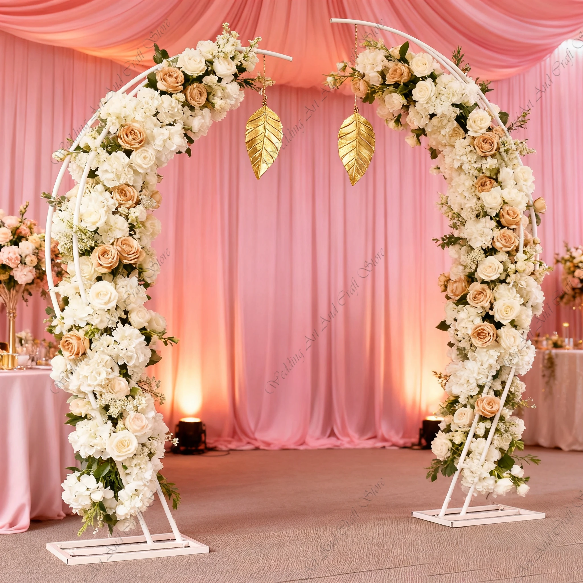 

4 шт. 2,1/2.5 м металлический фон рамка крючок дуга люстра легкая арка подставка свадебная арка фон подставка для свадебных мероприятий 487