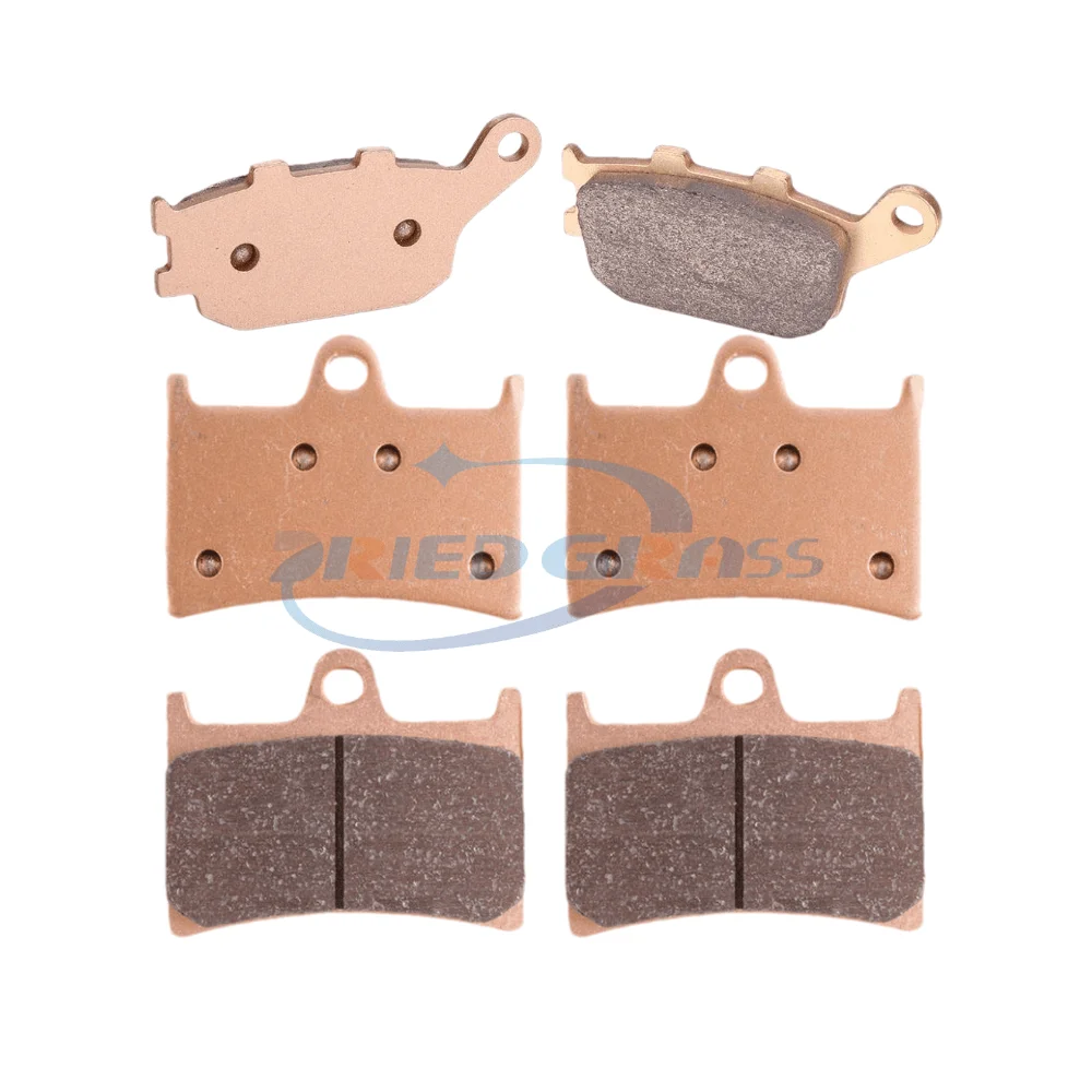 Sintered metal brake pads for Yamaha YZF R6 YZF600 2003-2015 YZFR1 1000 2004-2006 FZ6 2007-2009 FZ 1 Fazer 8 MT-07