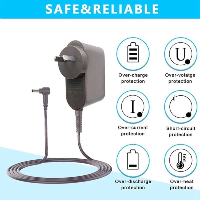 DC 17.3V 1.1A Adapter Battery Charger Replacement For Dyson Omni-Glide / Wash G1 Vacuum LI-Lon Battery Charger AU Plug
