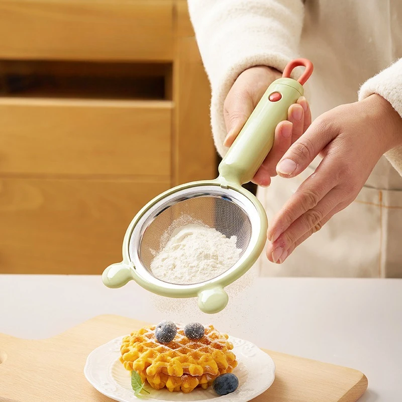 Multi-functional Flour Sieve Strainer Soybean Milk Filter Net Home Ultra-fine Residue Separator Baby Complementary Food Filter