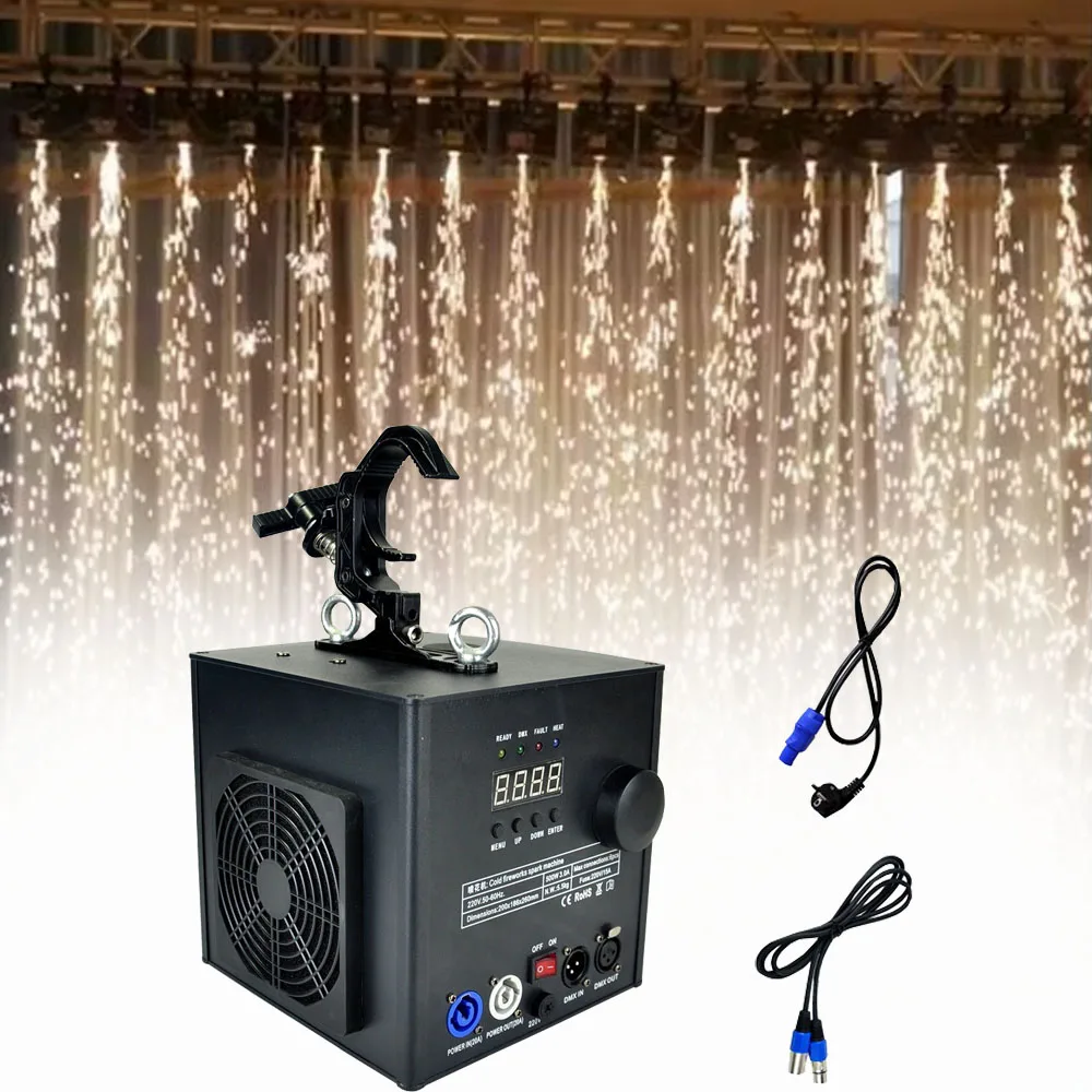 

Ti Powder 500W Cold Sparker-Firework Machine Wedding Celebration Remote Control Spark Fountain Sparkular DJ