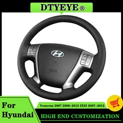 Car Accessory Car Steering Wheel Cover For Hyundai Veracruz 2007-2012 IX55 2007-2012 Customized Original Steering Wheel Braid