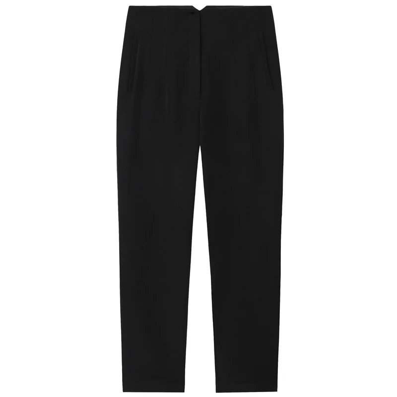 HXAO balck Flared Pants women's pants elegant Urban High Waist slim Tailoring pants for woman fashion Office Wear Woman Trousers