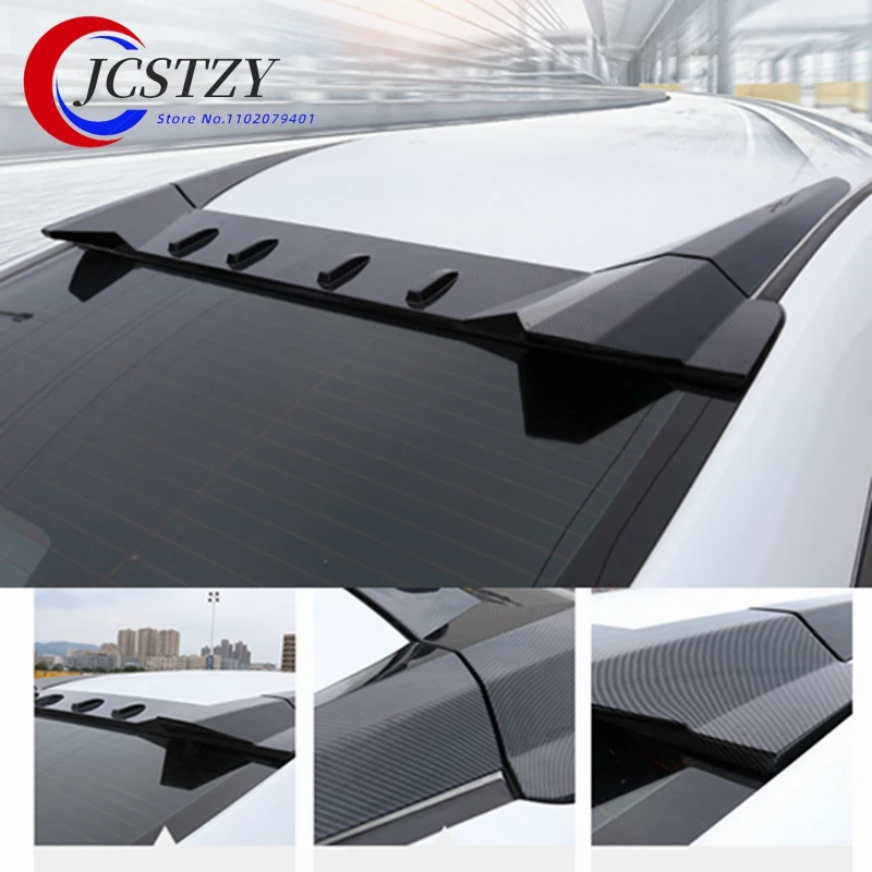 For Civic ROOF Spoiler 2016-2018 Honda Civic 4dCK ROOF Spoiler ABS plastic Material Car Rear Wing Color Rear Spoiler