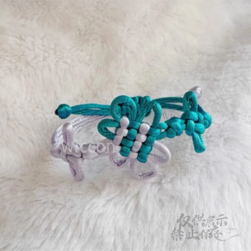 Zoey RUMI Props Cosplay Costume Anime Demon Hunters K-Pop 2-Colors Chain Wristband Woven Bracelet Accessory Women Girls Handmade