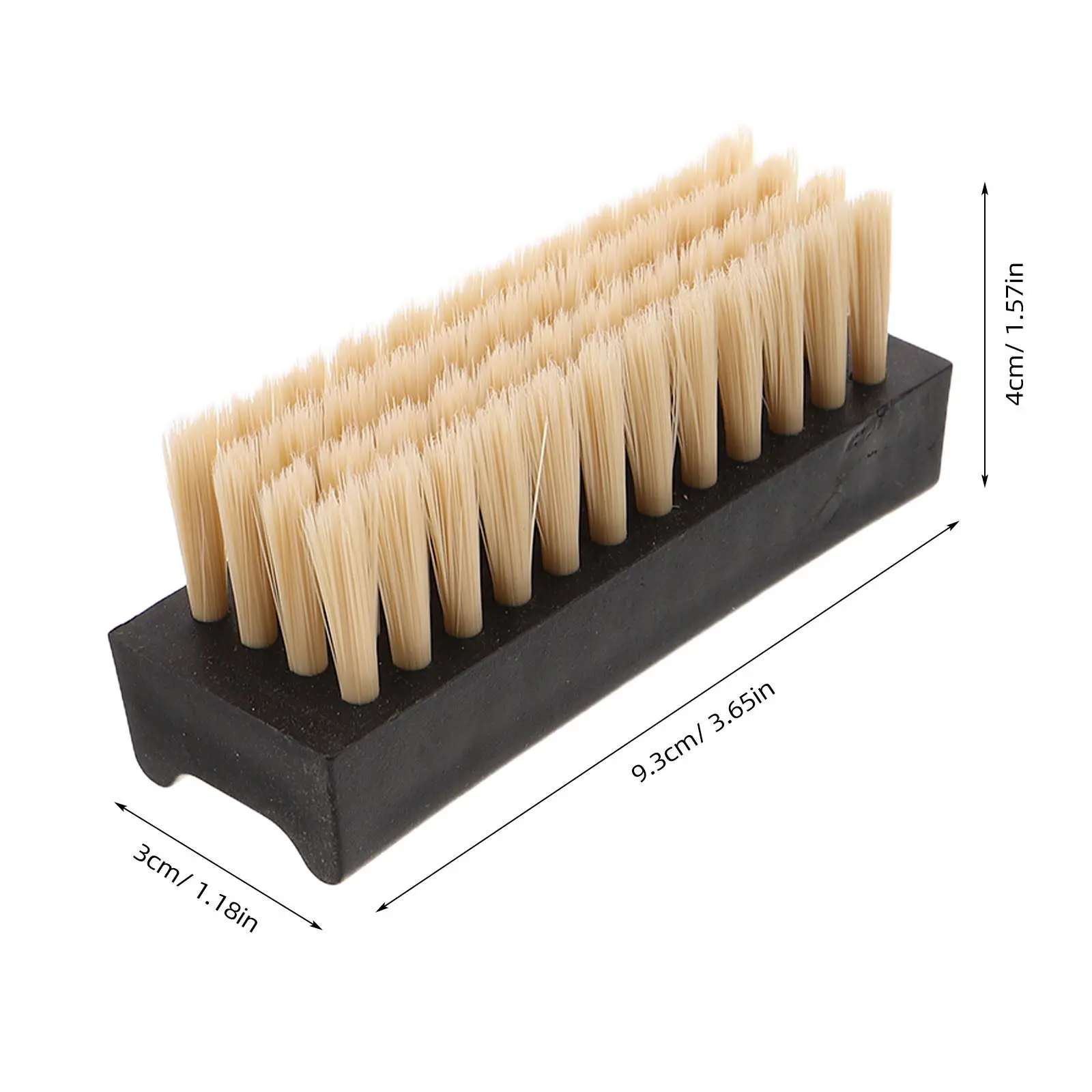 4 Pcs Cleaning Brush Polish Dauber Applicators Horsehair Shoe Care Brushes Boot Multi-function Cleaner Kit High Heel
