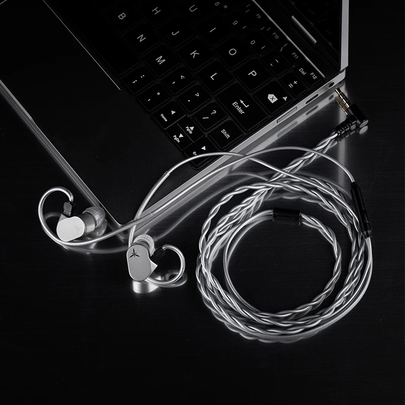 Moondrop Mc1 3.5Mm Multifunctionele Microfoonkabel 3.5Mm Oortelefoon Upgrade Kabel Microfoon 0.78Mm-2pin