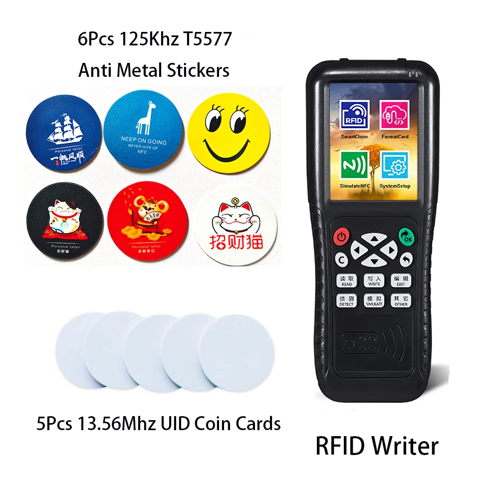 ICopy X100 Advanced Decryption Programmer Reader Writer RFID Copier 125KHz 13.56MHz RFID Duplicator ID IC Card NFC Mobile Phone