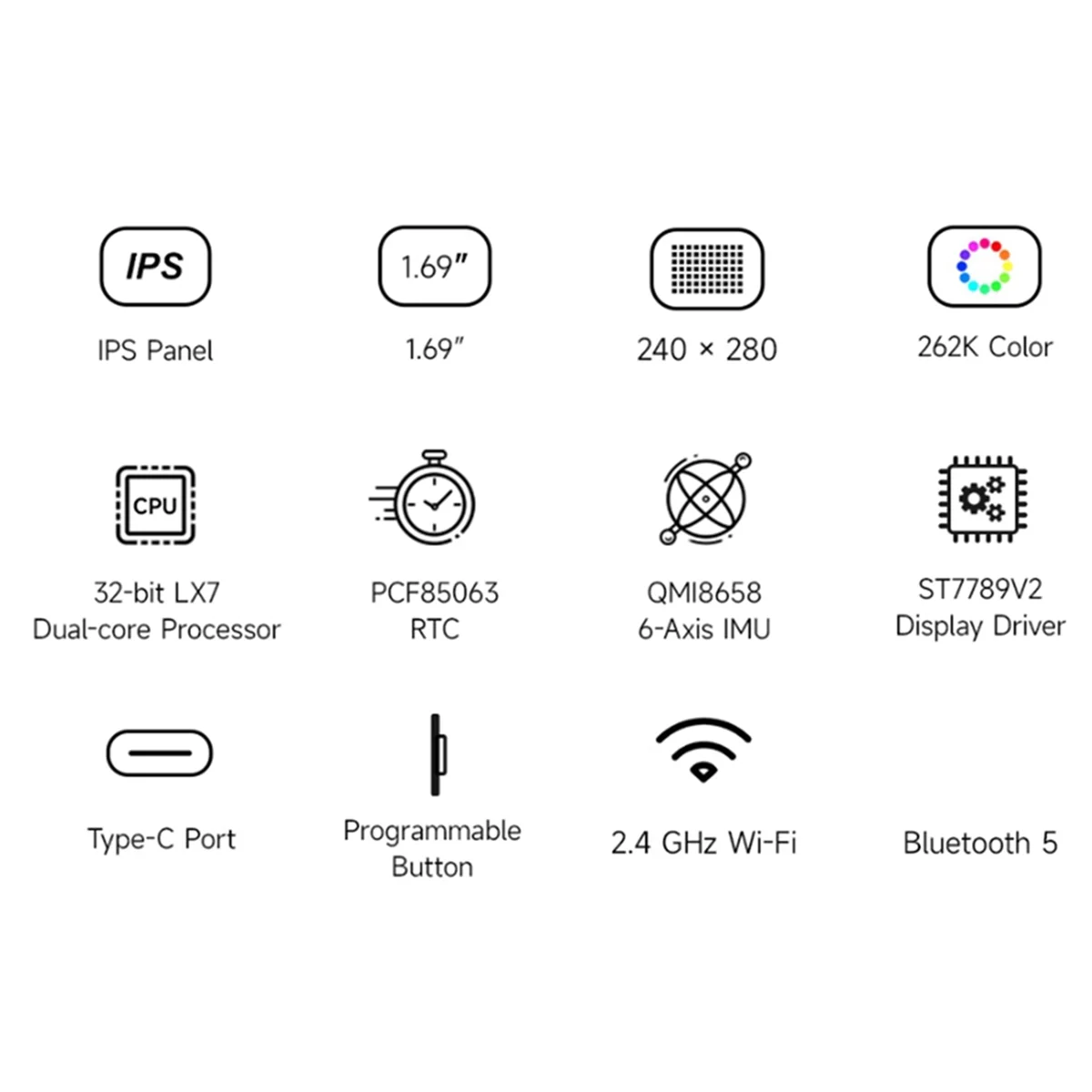 ESP32-S3 1.69Inch L… - image