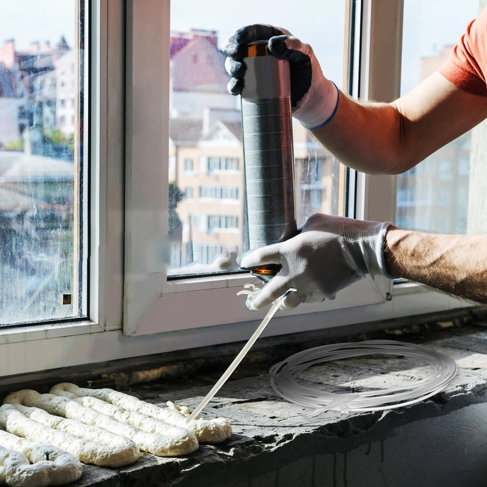 2 шт., удлинительная трубка для распыления пены, прецизионное сопло для заполнения зазоров, изоляция, удлинительная трубка для домашних строительных проектов