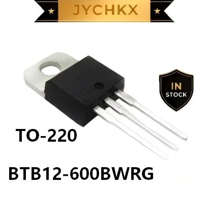 10PCS BTB12‑600BWRG TO‑220AB 12A 600V Insulated Triac Thyristor IC Bidirectional AC Switch For AC Dimmer Motor Speed Control