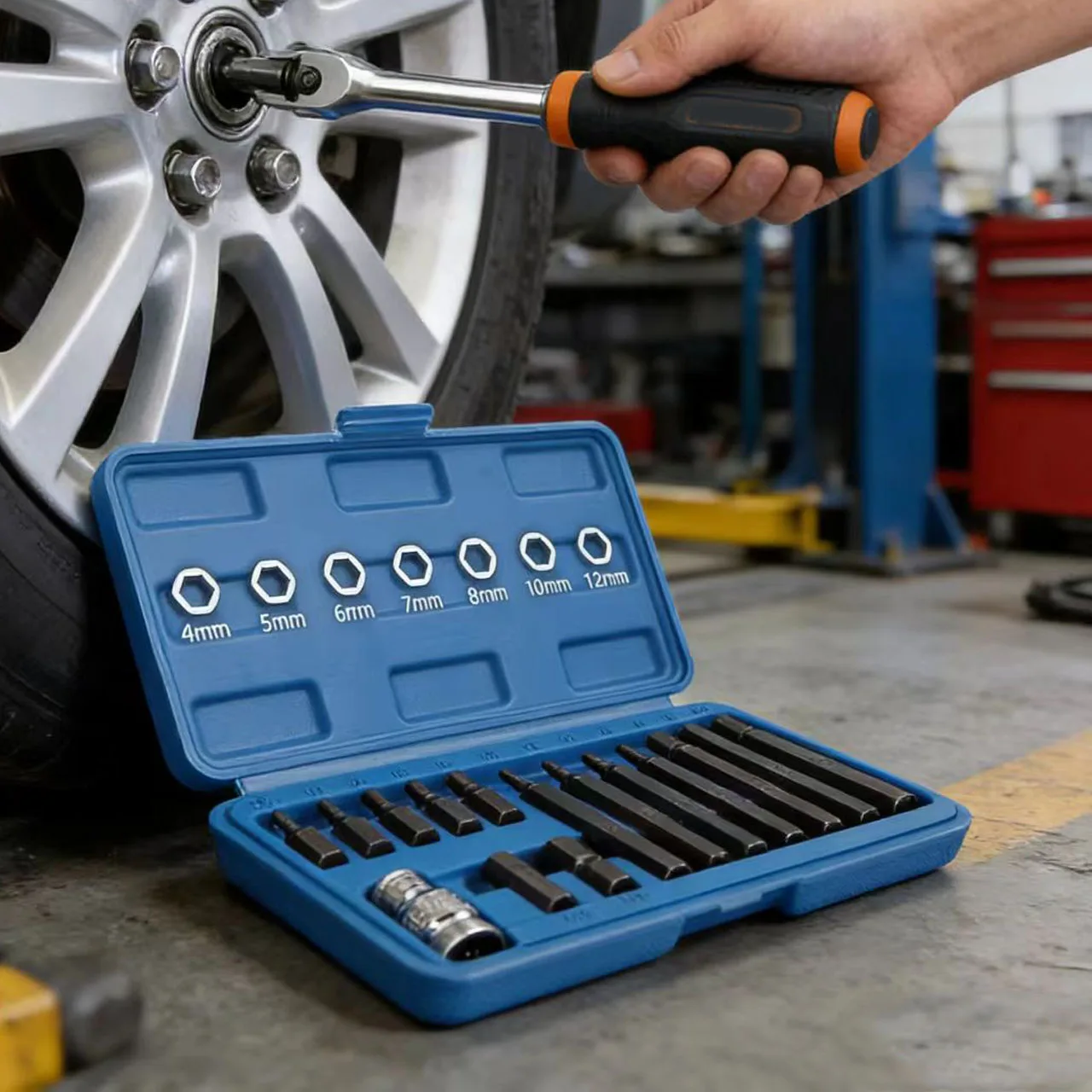 30mm 75mm Hex and For TORX 12 Point Sockets Constructed from Alloy Steel for 1/2 Inch Drive For impact Adapter Deployment