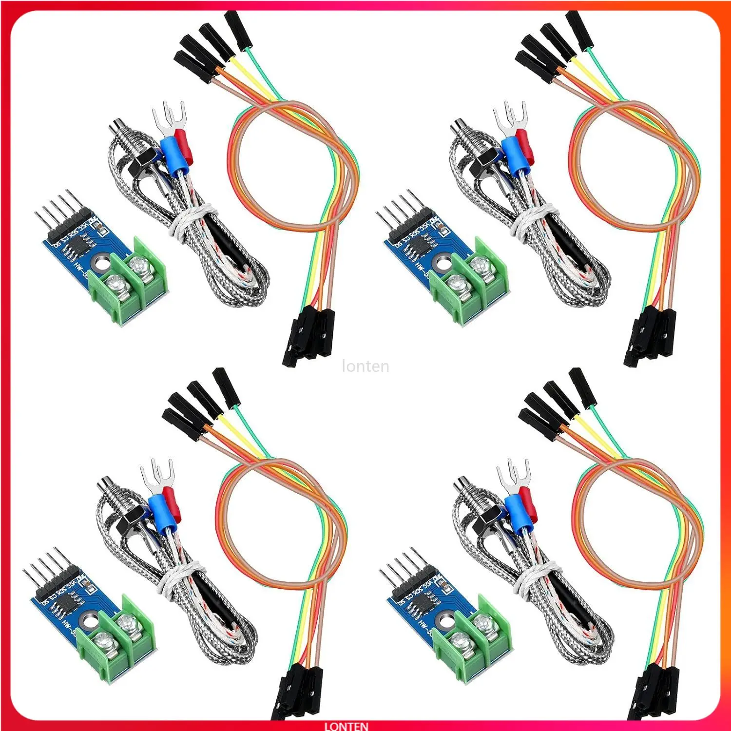Модуль термопары постоянного тока 3-5 В Max6675 и датчик температуры термопары типа K Датчик термопары S LT-HG0107