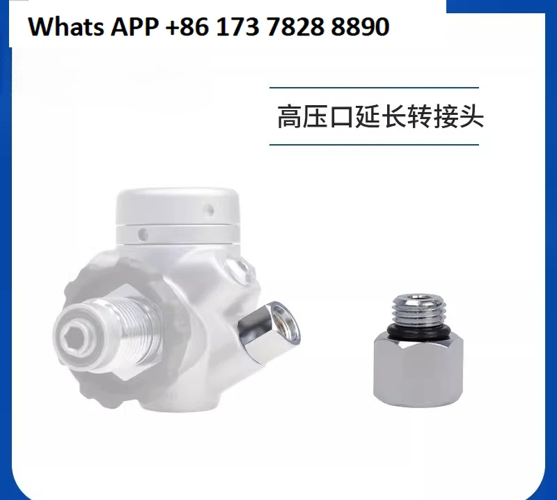 Professional diving high pressure port extension adapter diving computer watch sensor adapter