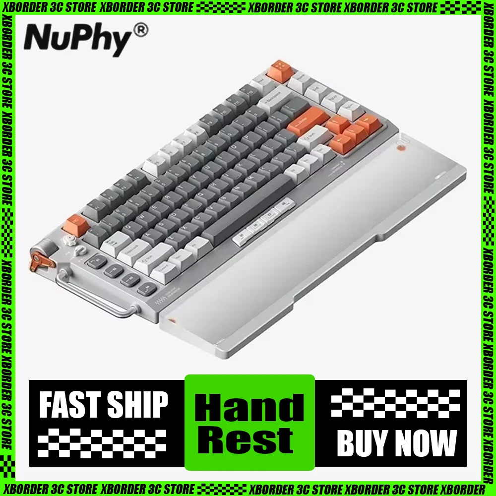 

Nuphy Field75 Palm Rest For Keyboard Twotone Hand Rest Aluminum Alloy Acrylic Hand Rest Wrist Pad Wrist Keyboard Pc Gamer Gifts