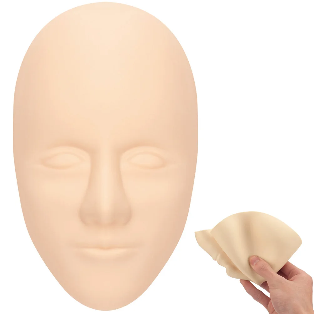 سيليكون ممارسة الجلد للوشم ماكياج الوجه المطرزة الحاجب كحل ورقة الجلد وهمية لوازم الوشم التحف التدريب #6