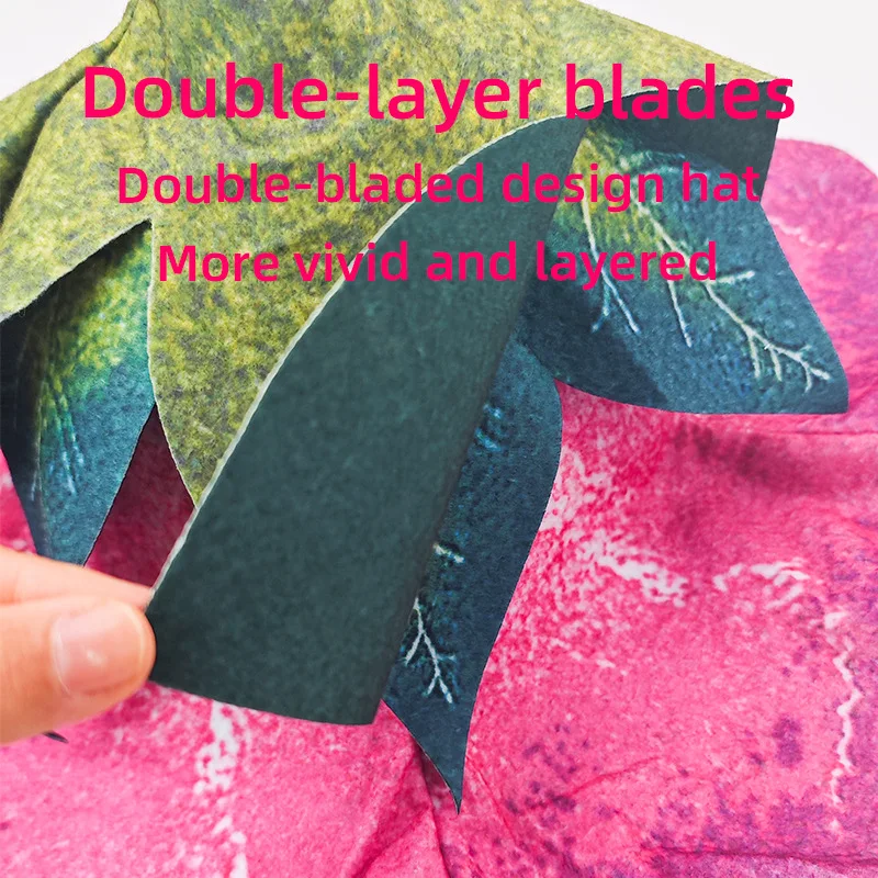 หมวกตกแต่ง หมวกดอกไม้คอสเพลย์น่ารัก หมวกแม่มด หมวกสักหลาด หมวกปาร์ตี้ อุปกรณ์ประกอบฉากบนเวที หมวกพ่อมด ของตกแต่งฮาโลวีน หมวกปาร์ตี้