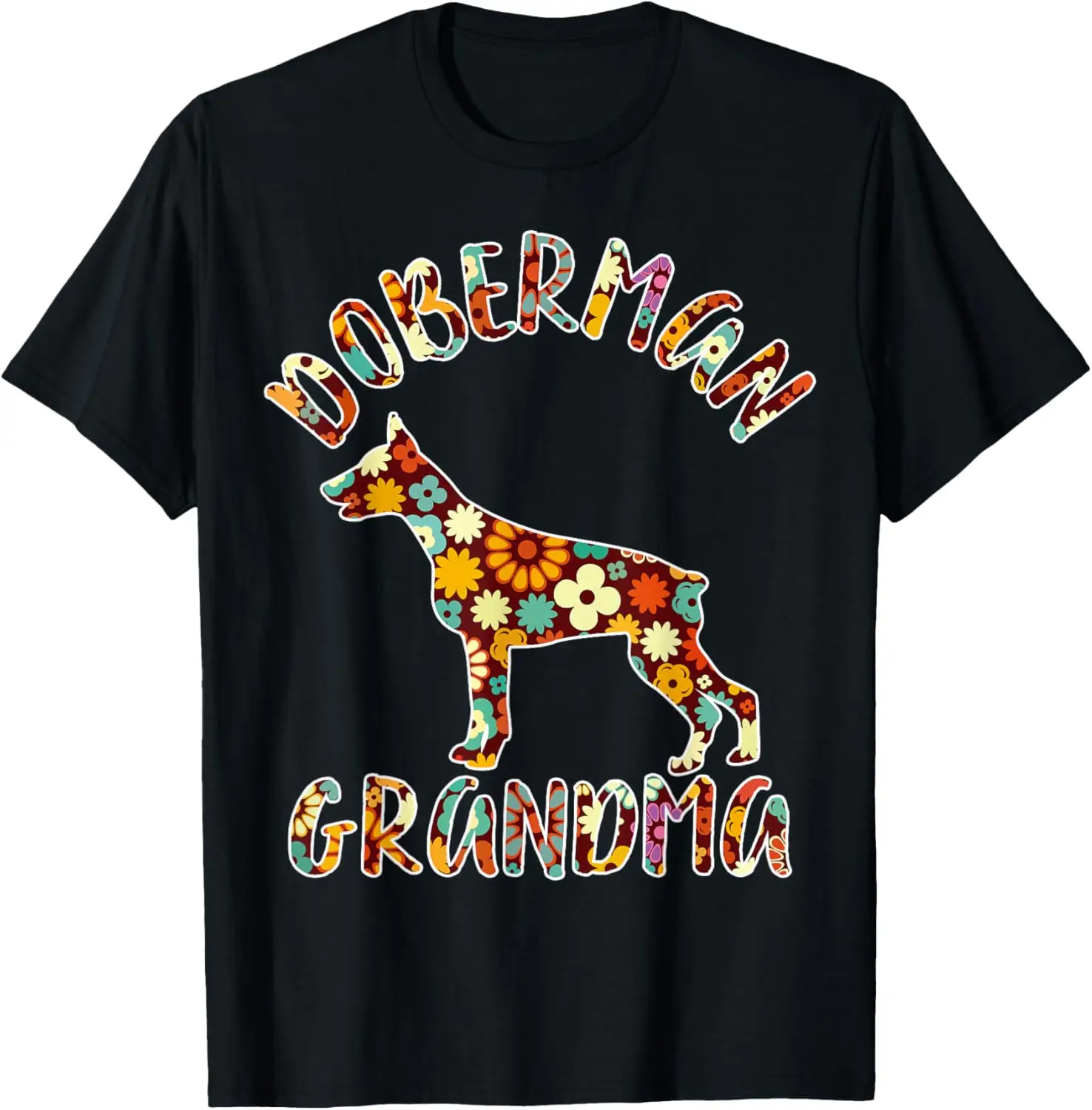 Doberman Pinscher Grandma Dog Grandma Funny Doberman Owner T-Shirt