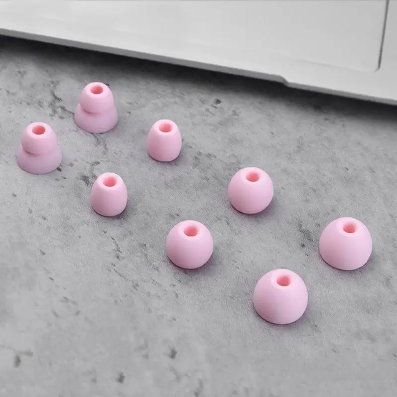 이어버드 이어 팁 교체 4쌍 Beats Flex/X/Powerbeats Pro 이어폰형 헤드폰 이어폰용 소프트 실리콘 멀티 사이즈