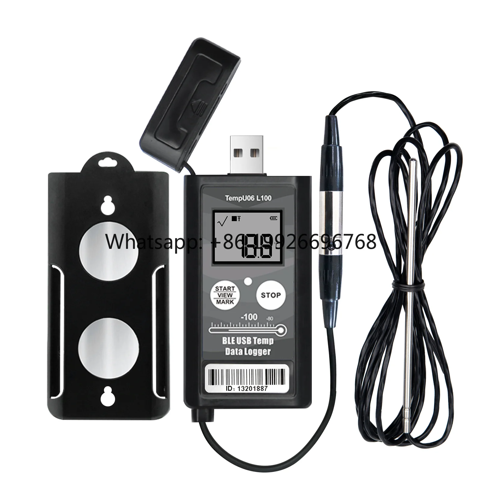 BLE Smart Temperature  Sensor Data Logger With External Probe
