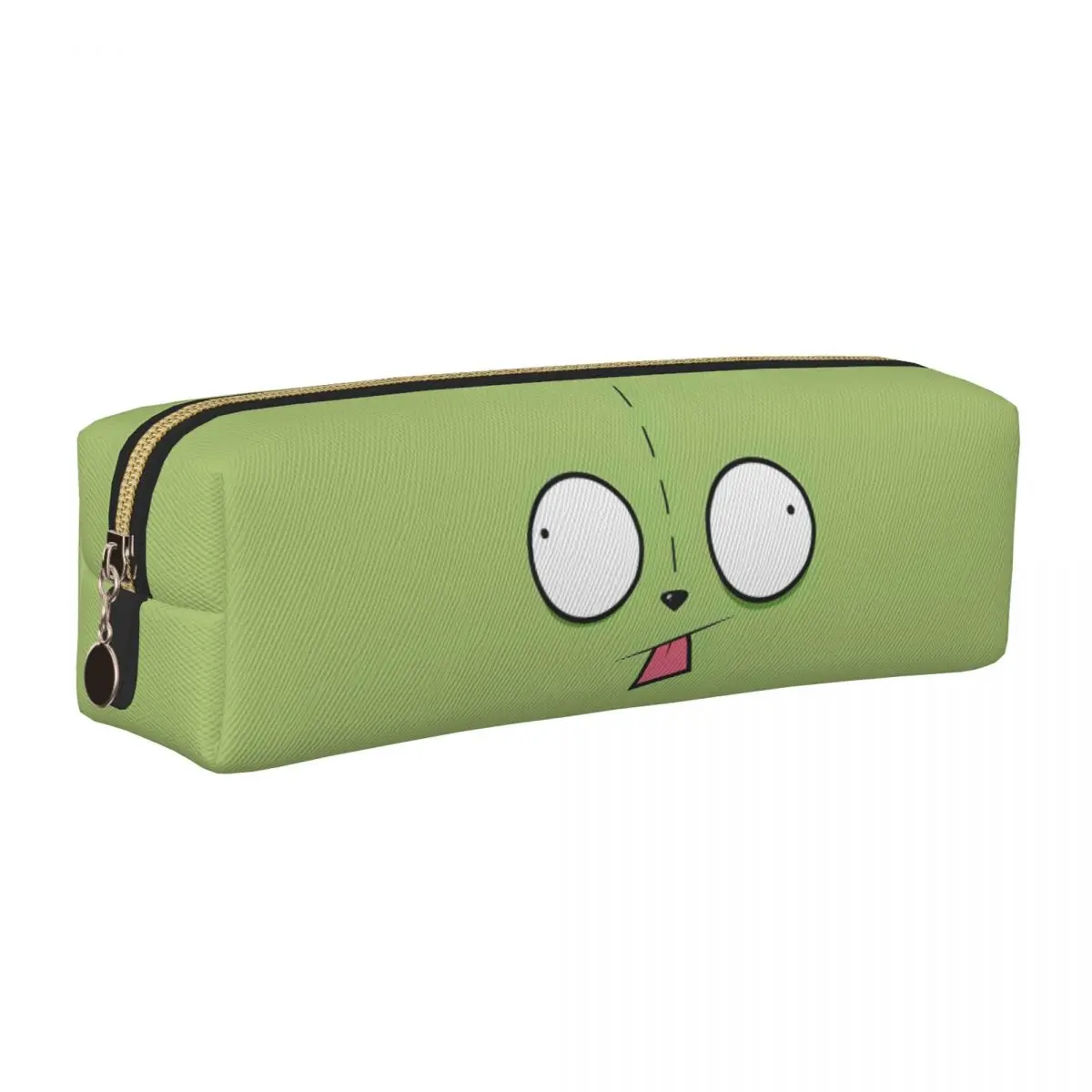 

Пеналы для лица Invader Zim Gir, новая сумка для ручек для девочек и мальчиков, большие школьные принадлежности для хранения, подарки, пеналы