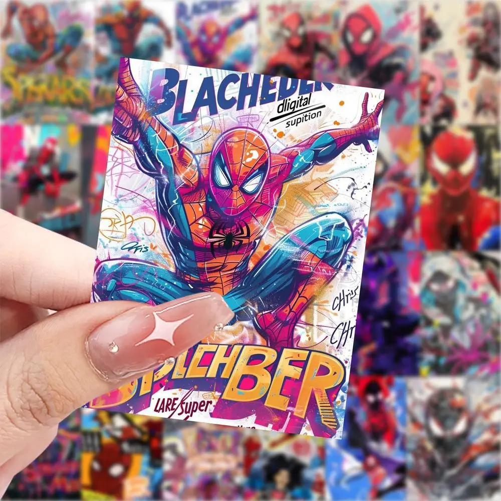 

63PCS Disney Marvel Superhero Spider Man Sticker Personality Cool Creative Graffiti Decal Kids Toy Gift for Skateboard