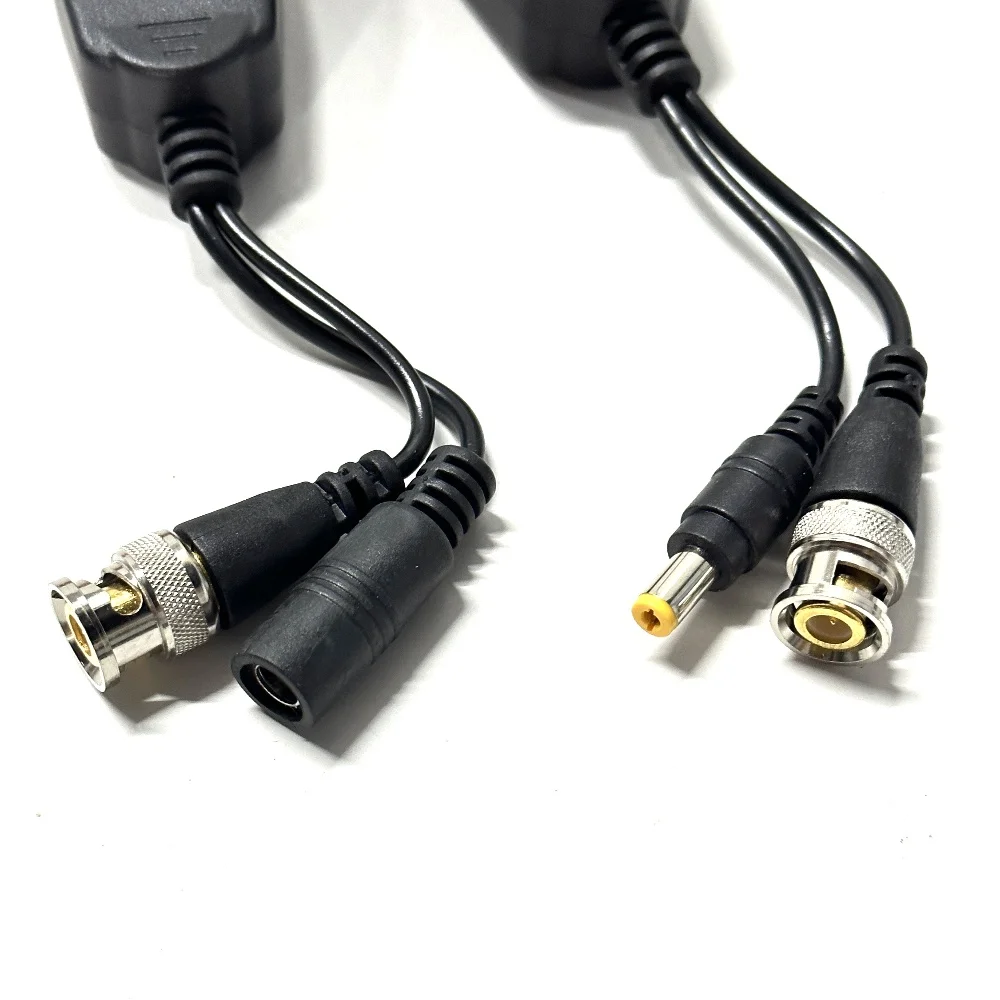 BNC إلى RJ45 Video Balun 8MP 4K CCTV اقناع جهاز الإرسال والاستقبال 8MP زوج ملتوي لكاميرا AHD
