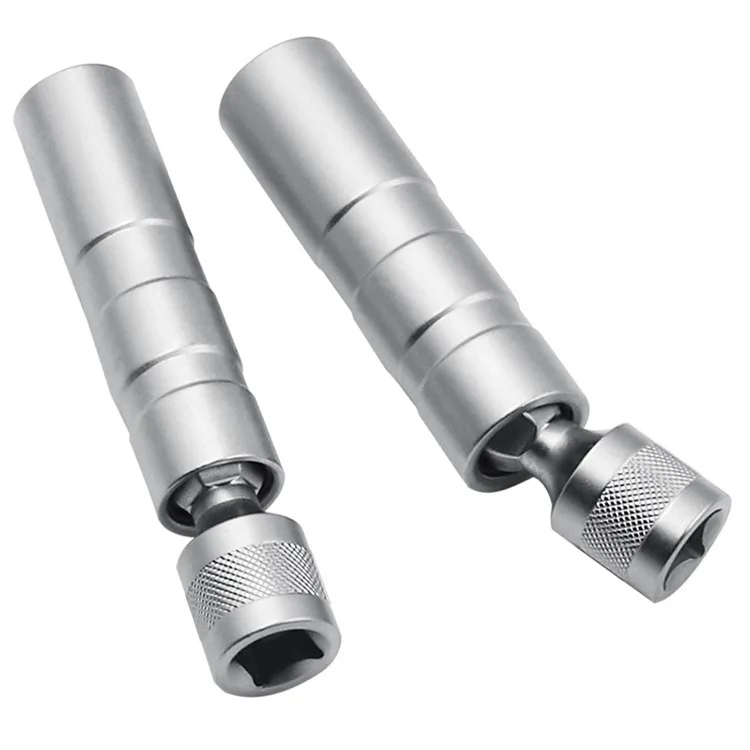 14mm 3/8 Drive Thin Wall Spark Plug Socket - 305mm Length, Chrome Vanadium Steel