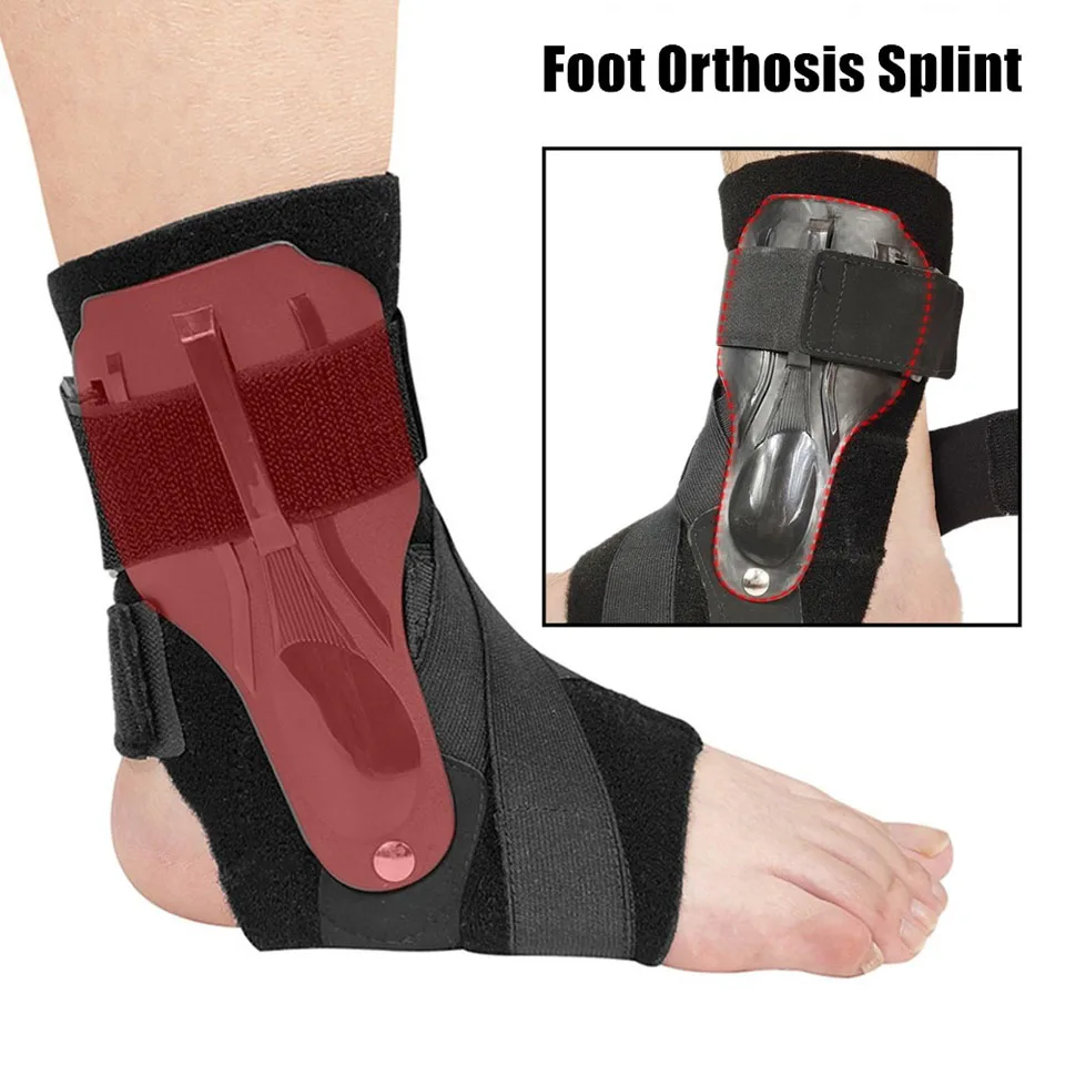 LOOGDEEL Adjustable Foot Protector Sprain Ankle Brace Stabilizer Guard Orthosis Ankle Support Joint Fixed Sport Basketball Strap