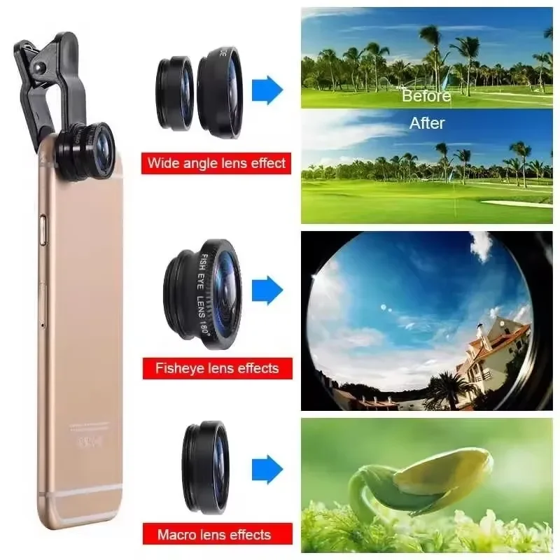 Lente de Cámara 3 en 1 con Cli - Lens Camera Clip reseña y precio