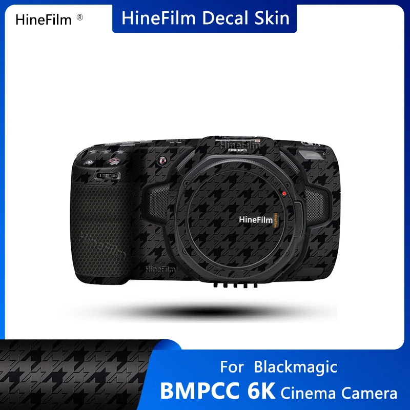 Hinefilm Skin for BMPCC 6K Camera Decal Skin Wrap Cover for Blackmagic Design Pocket Cinema Camera 6k Cam Sticker Cover BMPCC6K