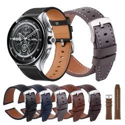 Genuine Leather Straps Bracelet For Mi Watch S3/S2 46mm 42mm/S1 Pro Active Band For HUAWEI WATCH GT 3 2 42mm 20mm 22mm Watchb