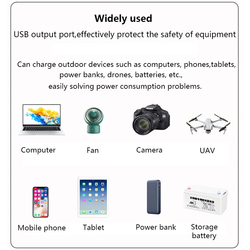12W Portable Mini Solar Panel with USB USB Port Folding Solar Cells Charging for Cell Phone Power Bank Outdoor Camping Hiking