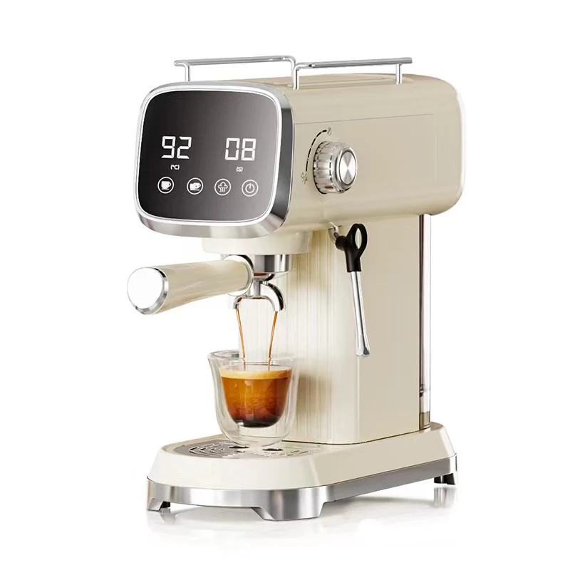 

All-In-One High-Pressure Espresso Steam Machine Semi-Automatic For Household & Car Use Electric Power Source For Hotels