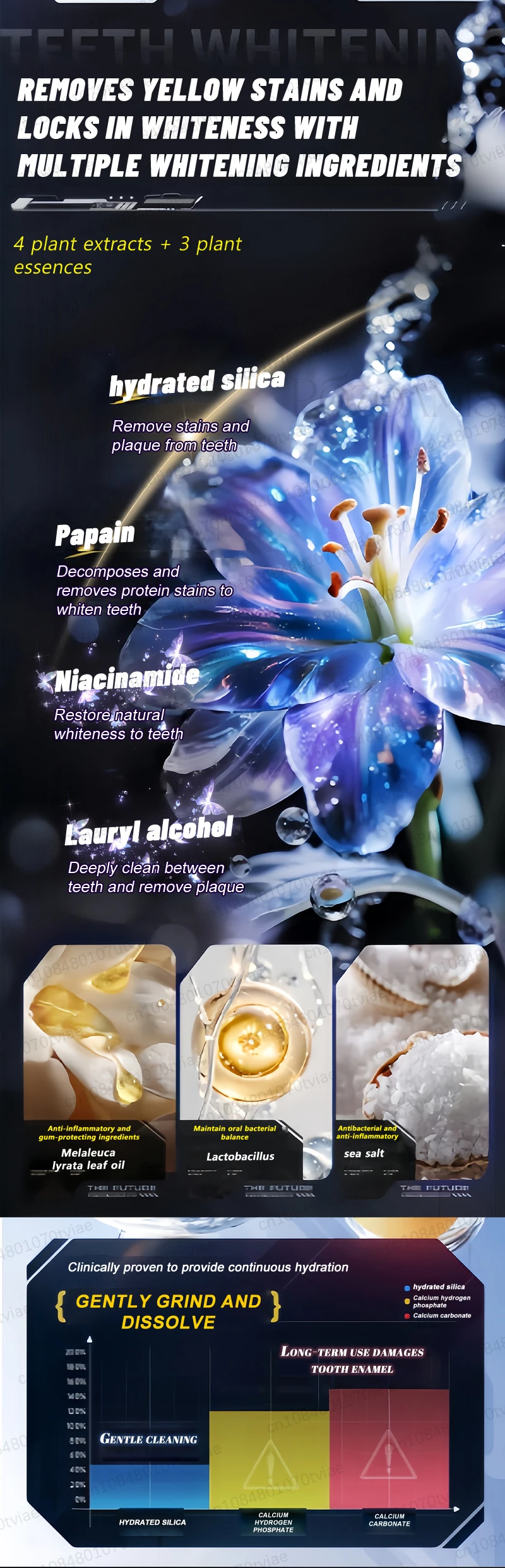 POZOAMIS 30% Hydroxyapatite Toothpaste, For Home Use, Deeply Cleans And Whitens Teeth, Freshens Breath, Protects Gum Health, And Removes Plaque And Tartar.