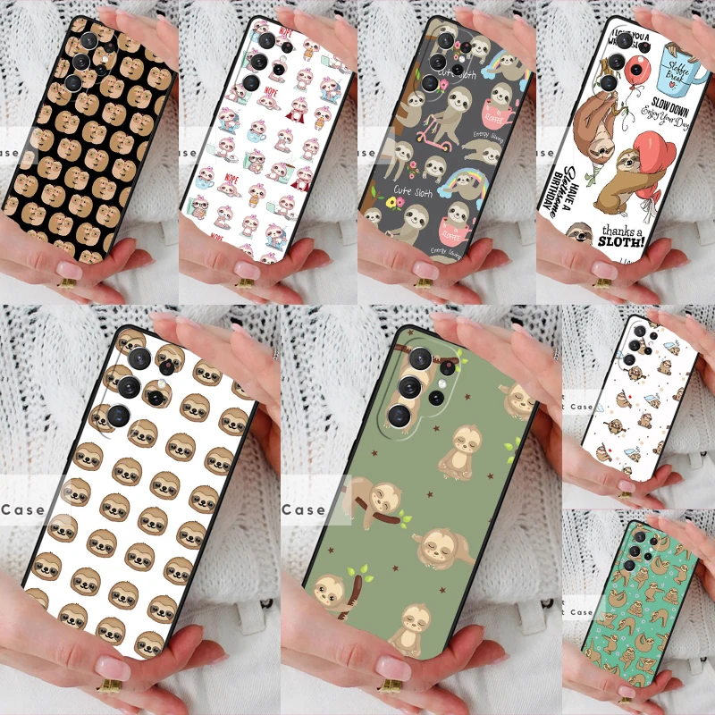 Baby Sloth Phone Cover Case for Samsung Galaxy S26 Ultra S20 FE Note 10 S24 S23 S21 S25 Plus S22