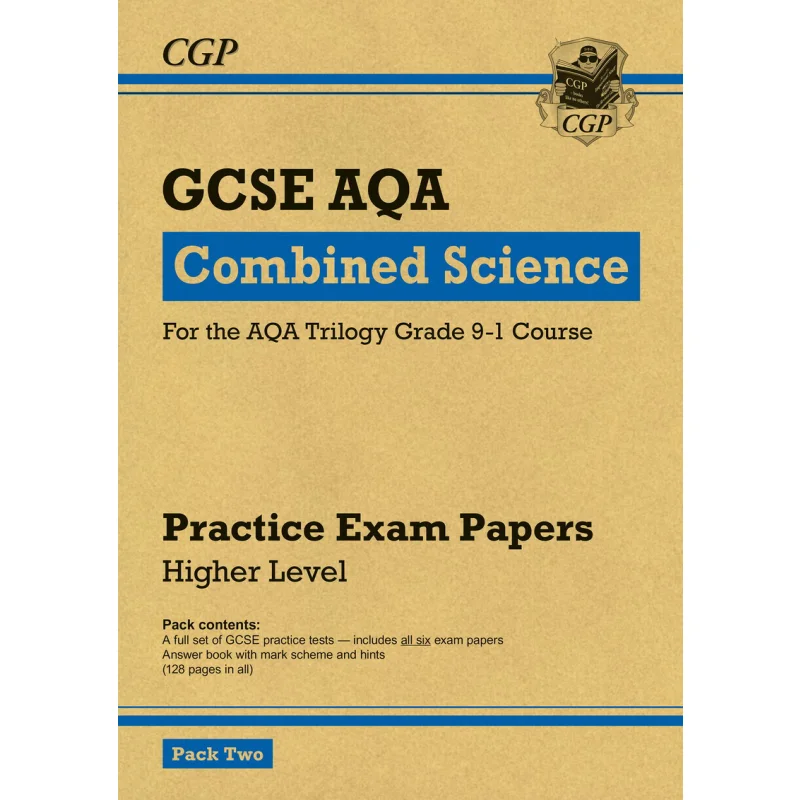 

GCSE Комбинированная научная бумага для практики AQA Высший пакет 2 книги CGP Координационная группа Публикации 9781782948414 Книга