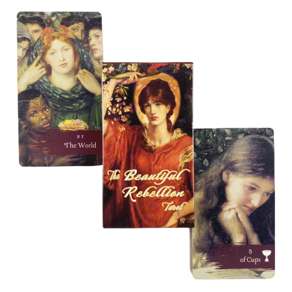 The Beautiful Rebellian Tarot Cards A 78 Oracle English Visions Divination Edition Borad Playing Games