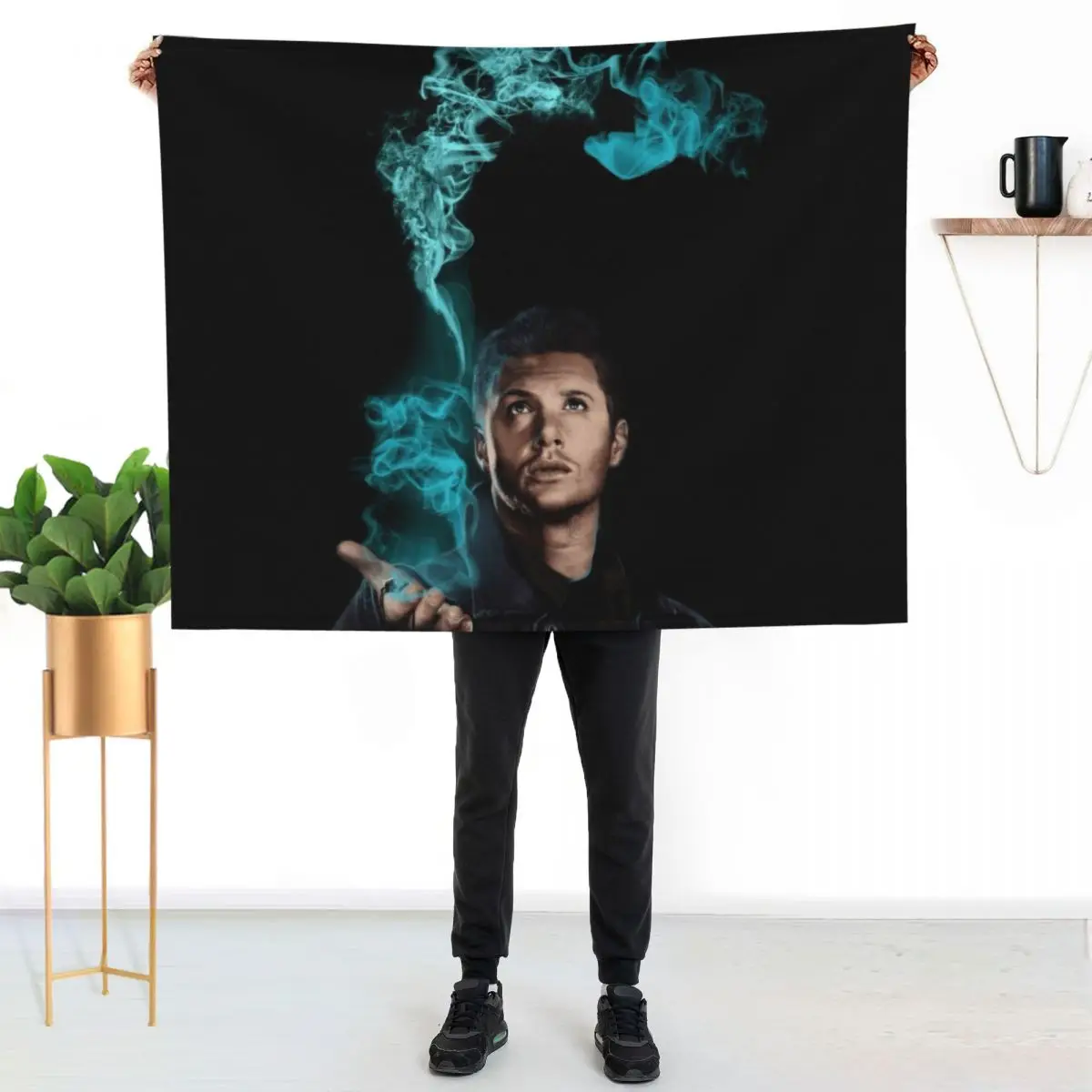 Dean Winchester Brothers Supernatural Throw Blanket Summer Vintage Flannels Flannel Luxury Thicken halloween Blankets