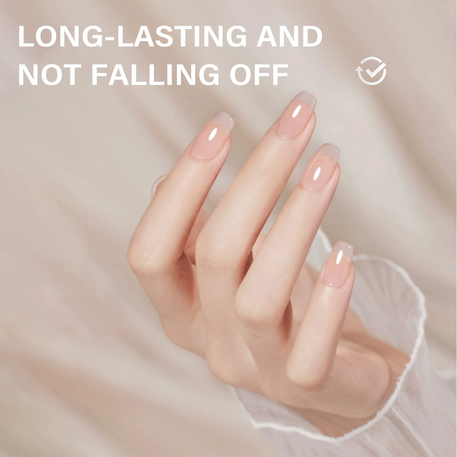 CONTIGO Sterke rubberen basisgel 15 ml Semi-permanente uv-led Glanzend Geen veeg Top Manicure Nagelbasislaag y Toplaag voor gelvernis