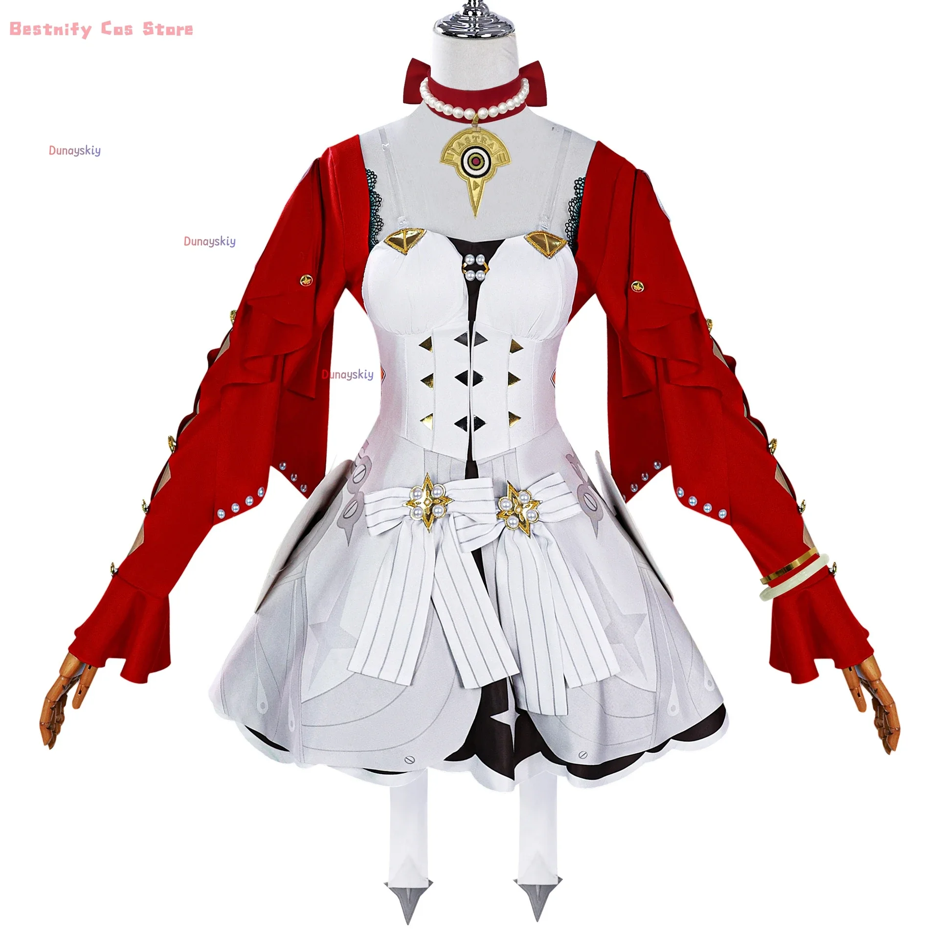 CosplayAstra Yao Game Zenless Zone Zero Cosplay Costume Astra Yao Gothic Lolita Dress Anime Astra Yao Outfits Wig Shoes Prop Wom