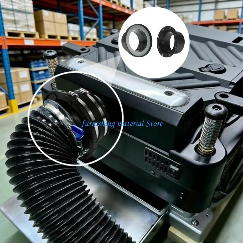 Y5GD Hard ABS Dust Part For 4 Size Vacuum Systems In Woodworking