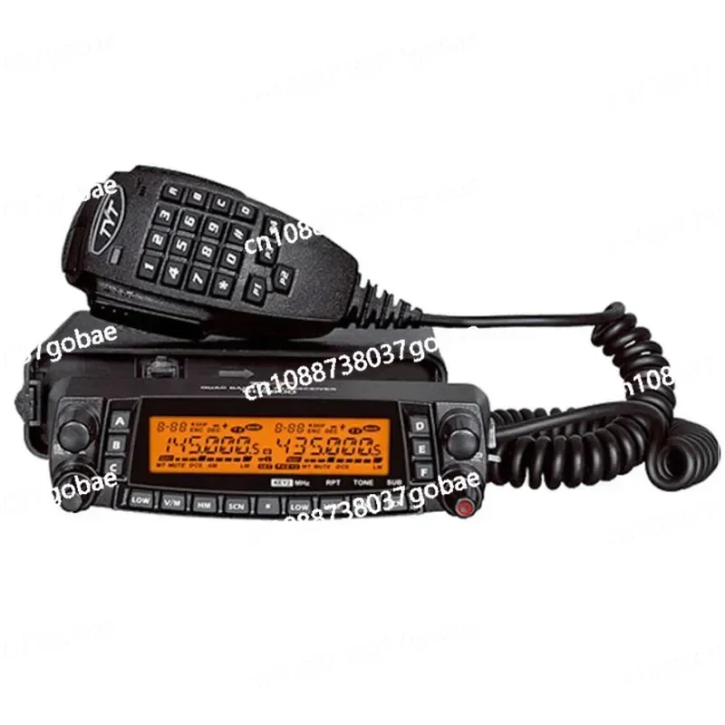 TYT TH-9800 Plus Walkie Talkie 50W Car Mobile Radio Station Quad Band 29/50/144/430MHz Dual Display Long Range Scrambler TH9800