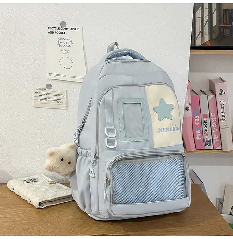 Kawaii Starry Preppy Harajuku Ita Backpack