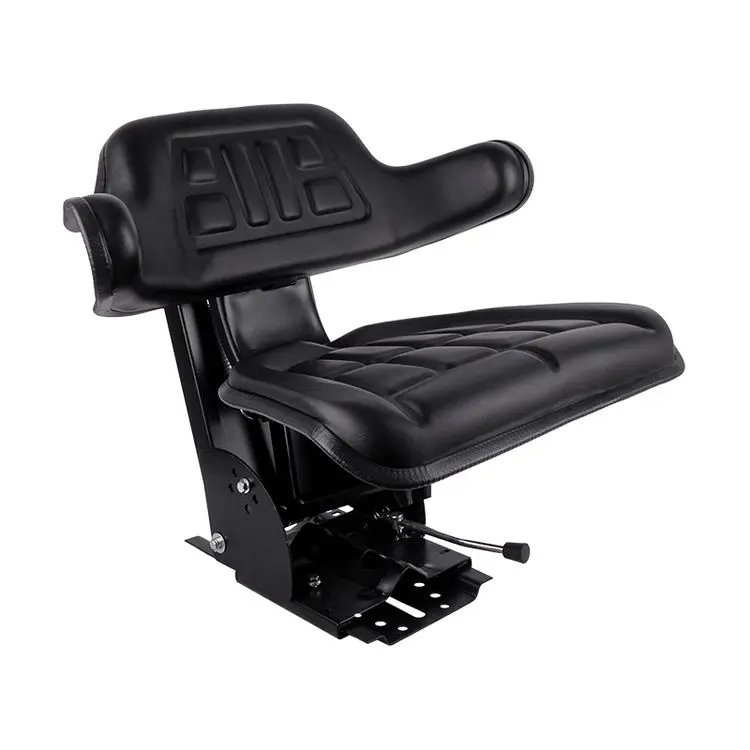 Tractor Suspension Seat Muti-Color Adjustable Durable Lawn Mower Forklift Air Suspension Base for Tractor Seat