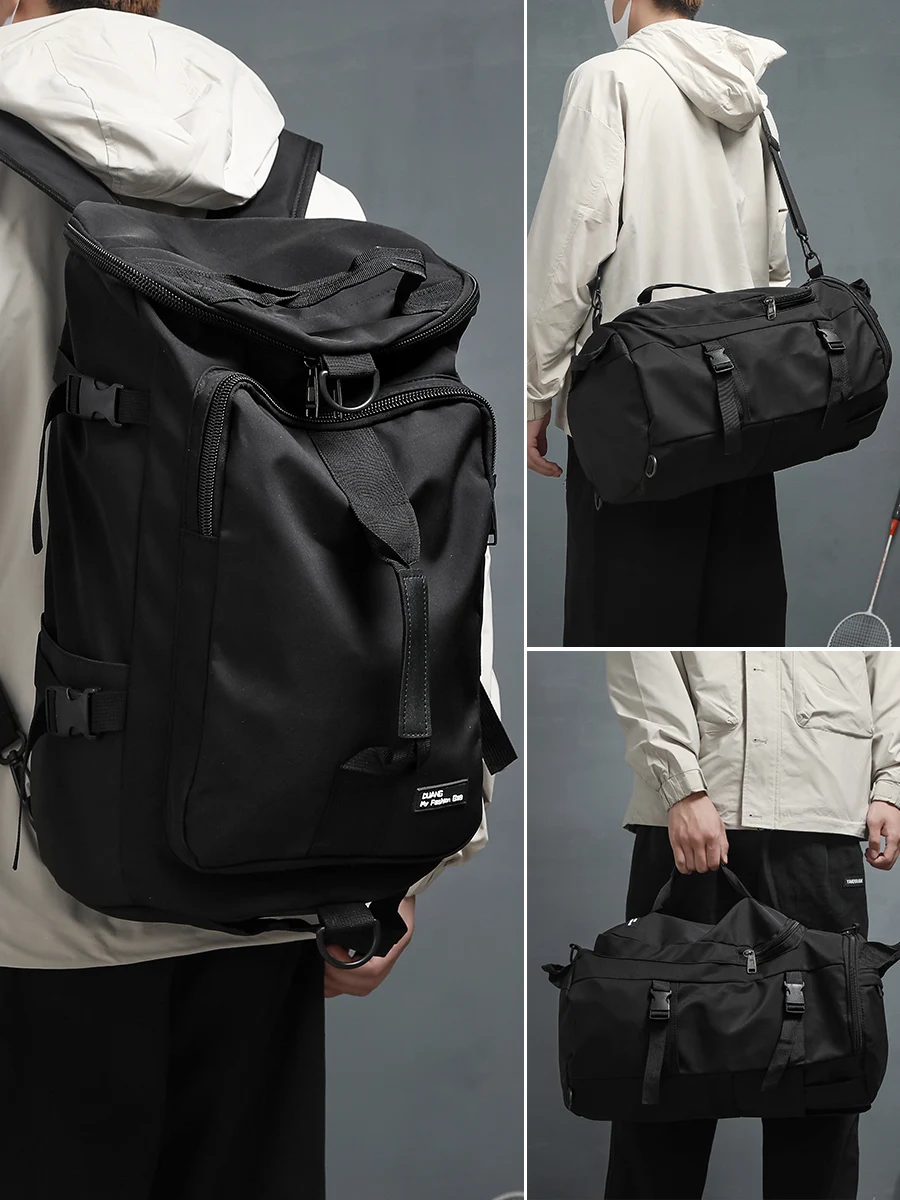 

ex Large Capaci Outdoor Bapa Nylon Material Zipper Closure Sport Travel Bag Hiking Bag Multi-Functional Dual-ould...