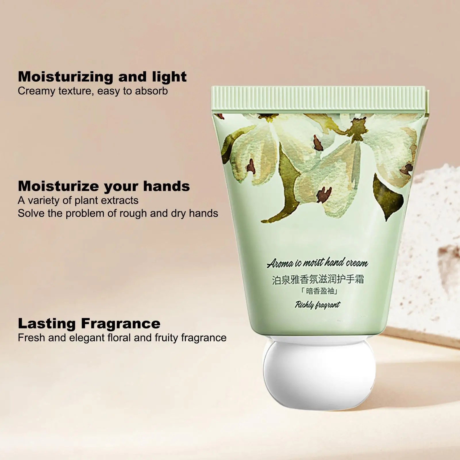 1pcs Fragrant Hand Cream For Women Moisturizing Anti-wrinkle Repair Anti Dry Hand Skincare Lotion Hands Care Christmas Gift